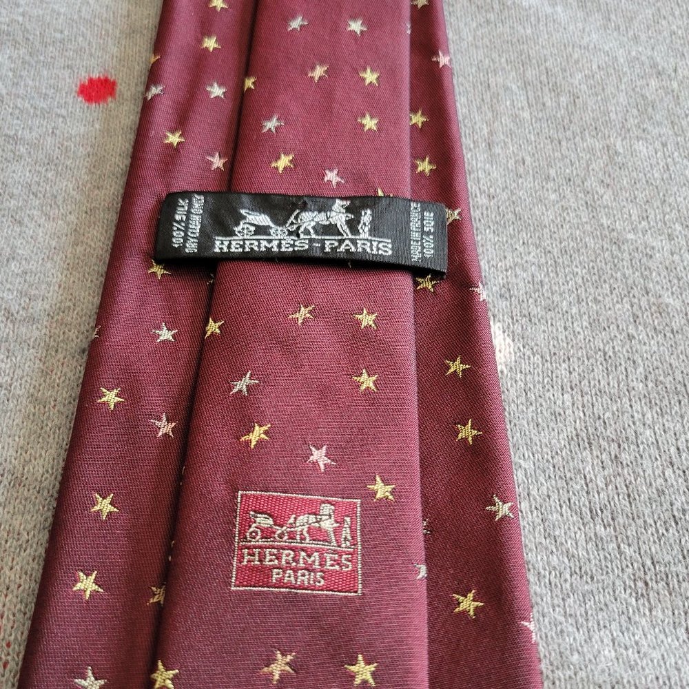Hermes Paris Silk Tie